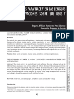 Mex 2019 2020 Las Metaforas para Nacer en Las Lenguas Mayas. Observaciones Sobre Sus Usos y Significados