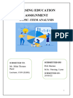 ASSIGNMENT ON ACS DIfficulty Index