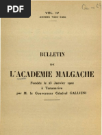 Bulletin de L'académie Malgache IV - 1905