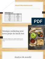 Strategie Marketing Pour Notre Projet de Lunch Box