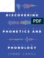 Discovering Phonetics and Phonology