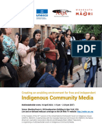 Indigenous Community Media: Creating An Enabling Environment For Free and Independent