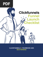 Clickfunnelsand Facbook Masterminds Funnel Launch Checklist