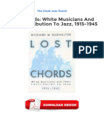 Free Ebooks Lost Chords White Musicians and Their Contribution To Jazz 1915 1945 Available To Downloads