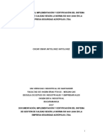 Documentación, Implementación y Certificación Iso 9001 Seguridad Acropolis