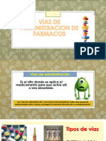 Vias de Administracion de Farmacos