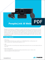 PeopleLink I8 Webcamera 2023