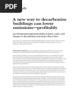 A New Way To Decarbonize Buildings Can Lower Emissions Profitably