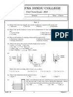 Jaffna Hindu College Grade 11 Science 2023 1st Term Test Paper 654b50368c256