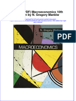 Ebook Ebook PDF Macroeconomics 10Th Edition by N Gregory Mankiw All Chapter PDF Docx Kindle