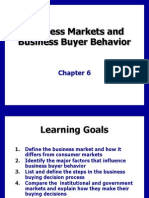 Business Markets and Business Buyer Behavior