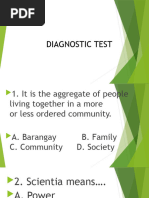 Diagnostic Test DISS