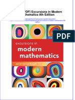 Ebook Ebook PDF Excursions in Modern Mathematics 9Th Edition All Chapter PDF Docx Kindle