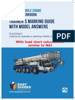 Slewing Mobile Crane 60T Learner Workbook TLILIC0023 With ANSWERS SAMPLE