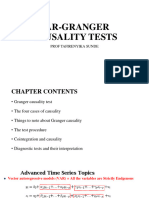 Chapter 6 Var Granger Causality Tests