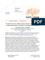 Fanelli Acreditación de La Calidad y Financiamiento-Potenciando El Cambio Universitario Vía Fondos No Competitivos de Mejora 2012