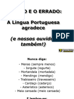 Portugues Certo Errado Curiosidades