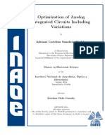 Thesis - Optimization of Analog Integrated Circuits