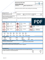 Coshh Assessment For Rbe 1000