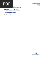 Emerson PAC Machine Edition View and PC Control Manual