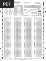 Neet Omr Sheet - 180 - 2022