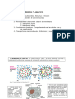 Biologia Tema 2.1 Membrana Plasmática