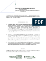 Rs. 014 de Bienestar Universitario-Adoptan Medidas Emergencia Ambiental