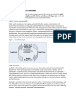 Core Epidemiologic Functions