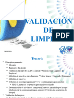 Validación de Limpieza