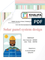 Solar Panel System Design