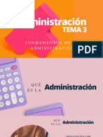 Presentacion Administracion y Finanzas Bonita Colores Pastes