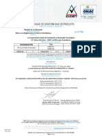 Inadisa - Cert Nº7722 Cintas Acero Inoxidable