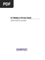 IC Validator LVS User Guide: Version S-2021.06, June 2021