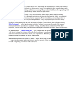 Quality Control Thesis PDF