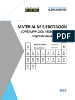 9713-Material de Ejercitación QM Contaminación Atmosférica 2023 (Curso Anual)