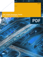 SAP HANA Developer Guide For SAP HANA Web Workbench en