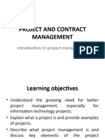 1-Introduction To Project MGT