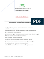 Tema 3.1 - Evolução Do Pensamento em Gestão