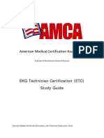 AMCA Study Guide For EKG