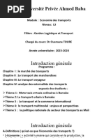 Economie Des Transports Cours Compilé