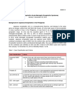 Epidemiology: Japanese Encephalitis