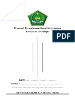 Proposal Penerbitan Surat Keterangan ID Masjid