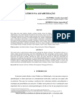 O Lúdico Na Alfabetização: OLIVEIRA, Lourdes Aparecida