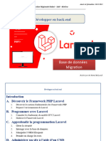 Cour Développer en Back-End Belyazidi - 10 Migration
