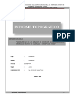 Informe Topografico Chambará