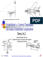 Tema - 14 - 2 - Estabilidad Detallada - Derivadas Estabilidad Longitudinal