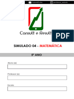 Simulado 04 - Matemática - 5º Ano (Blog Do Prof. Adonis)