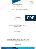 Guía de Actividades y Rúbrica de Evaluación - Tarea 1 - Teoría Especial de La Relatividad