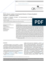 Elsevier. Finite Element Analysis of Mechanical Behavior of Human Dysplastic Hip Joints A Systematic Review