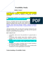 Feasibility Study (Tools For Feasibilty, Four Types)